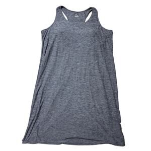 32 Degree Cool Womens L Heather Blue Racerback Athletic Stretchy Dress